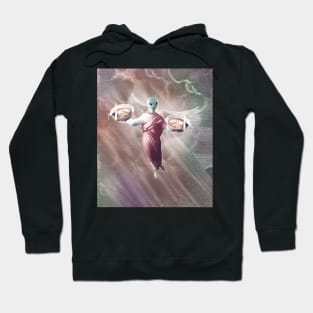 Ramen Alien Jesus Hoodie